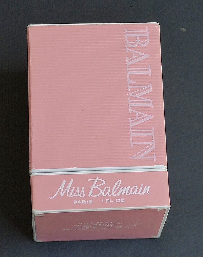 Vintage MISS BALMAIN by BALMAIN splash PURE PARFUM 1 oz 28ml OLD