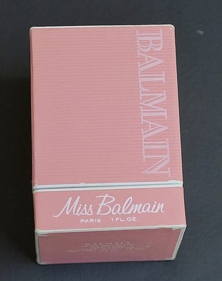 Vintage MISS BALMAIN by BALMAIN splash PURE PARFUM 1 oz 28ml OLD
