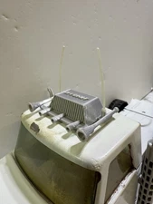 1 new silver horns and antenna  Nylint  Pressed Steel semi tuck. Tractor trailer