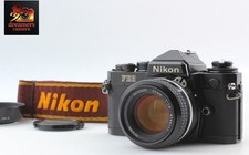 W/Hood MINT Nikon FE2 Black 35mm SLR Film Camera Body 50mm f1.4 ai lens JAPAN