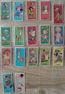 Barratt & Co. Ltd. Walt Disney Figuren 2. Serie 1957 Wählen Sie Ihre Karten