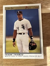 1991 O-Pee-Chee Premier Frank Thomas #121 Chicago White Sox