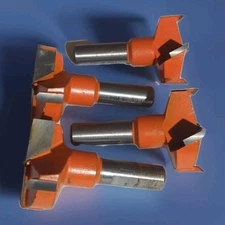 (4 Qty) CMT 317.350.12 Hinge Boring Bit 35mm  Diameter 10x26mm Shank, Left Hand 