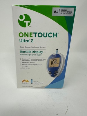 OneTouch Ultra 2 Diabetes Blood Glucose Monitoring Meter Kit 1 Count