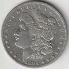 BETTER DATE 1894-S MORGAN SILVER DOLLAR F-VF DETAILS