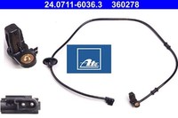 ATE 24.0711-6036.3 Sensor FüR Raddrehzahl ABS Sensor Raddrehzahl