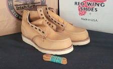 Rare Vintage Red Wing 2878 -US 7.5EE 6-inch Moc-Toe NwoB/As is Yellow Nubuck