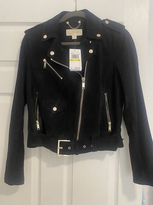 Michael Kors Women s Suede Leather Jacket, Size M