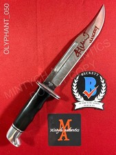 Timothy Olyphant autographed signed real Buck 120 Knife Ghostface Beckett