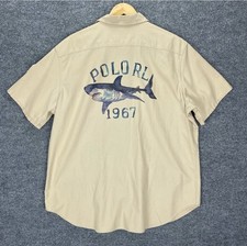Vintage Polo Ralph Lauren P Wing Rare 1992 Stadium USA Ski Rare Shirt Size XL