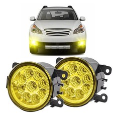 Fog Lights 3.5 inch 19606300 for Subaru Legacy 2013-2014 Golden Yellow 2-Pack