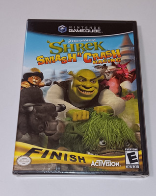 Shrek Smash N' Crash Racing GameCube Brand New Factory Sealed - Rare