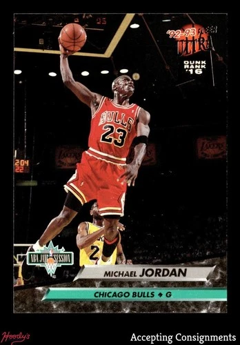 1992-93 Ultra Jam Session #216 Michael Jordan Bulls HOF