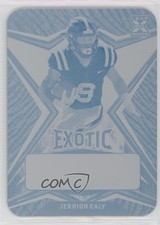 2022 Leaf Exotic Printing Plate Cyan Elephant 1/1 Jerrion Ealy #BA-JE1 2q0