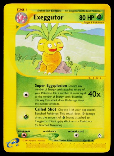 Exeggutor (12) — Aquapolis