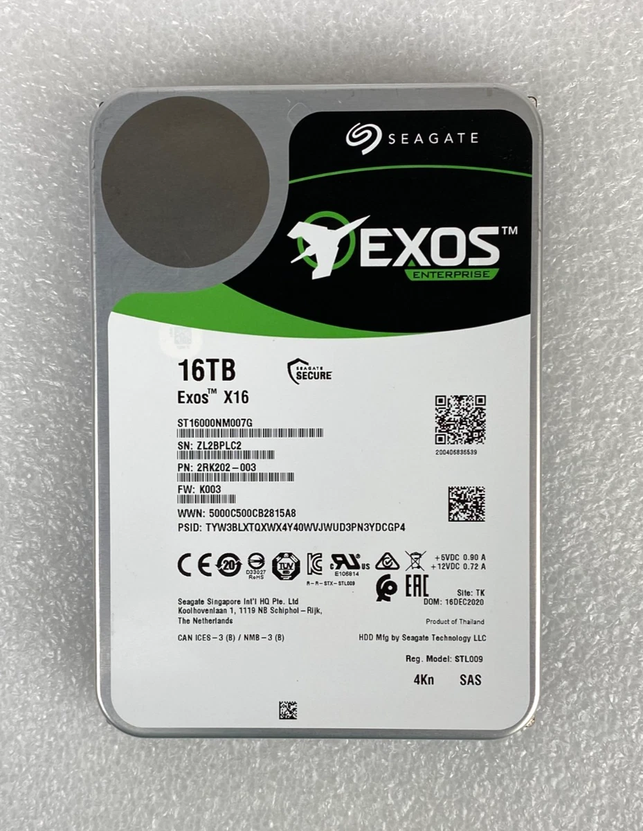 Seagate 16 TB Internal Hard Disk Drives for sale - eBay