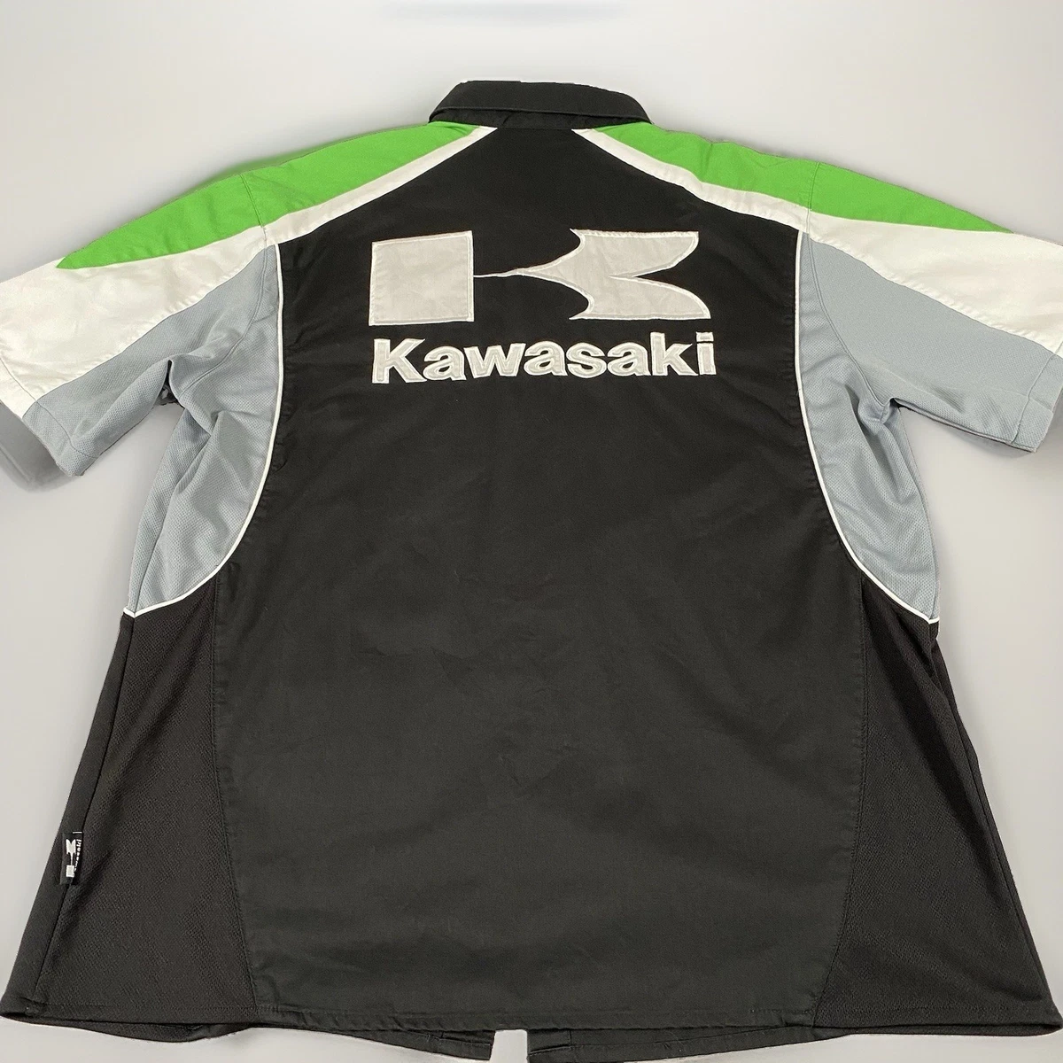 Kawasaki Short Sleeve Button-Up Casual Button-Down Shirts for Men