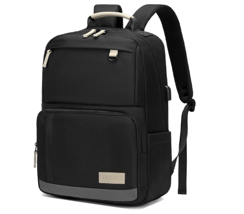 Men Women Backpack Travel Rucksack School 17" Laptop Bag W/ USB Charging Port - Picture 3 of 12