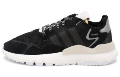 Adidas Nite Jogger Core Black Raw White Womens-CG6253