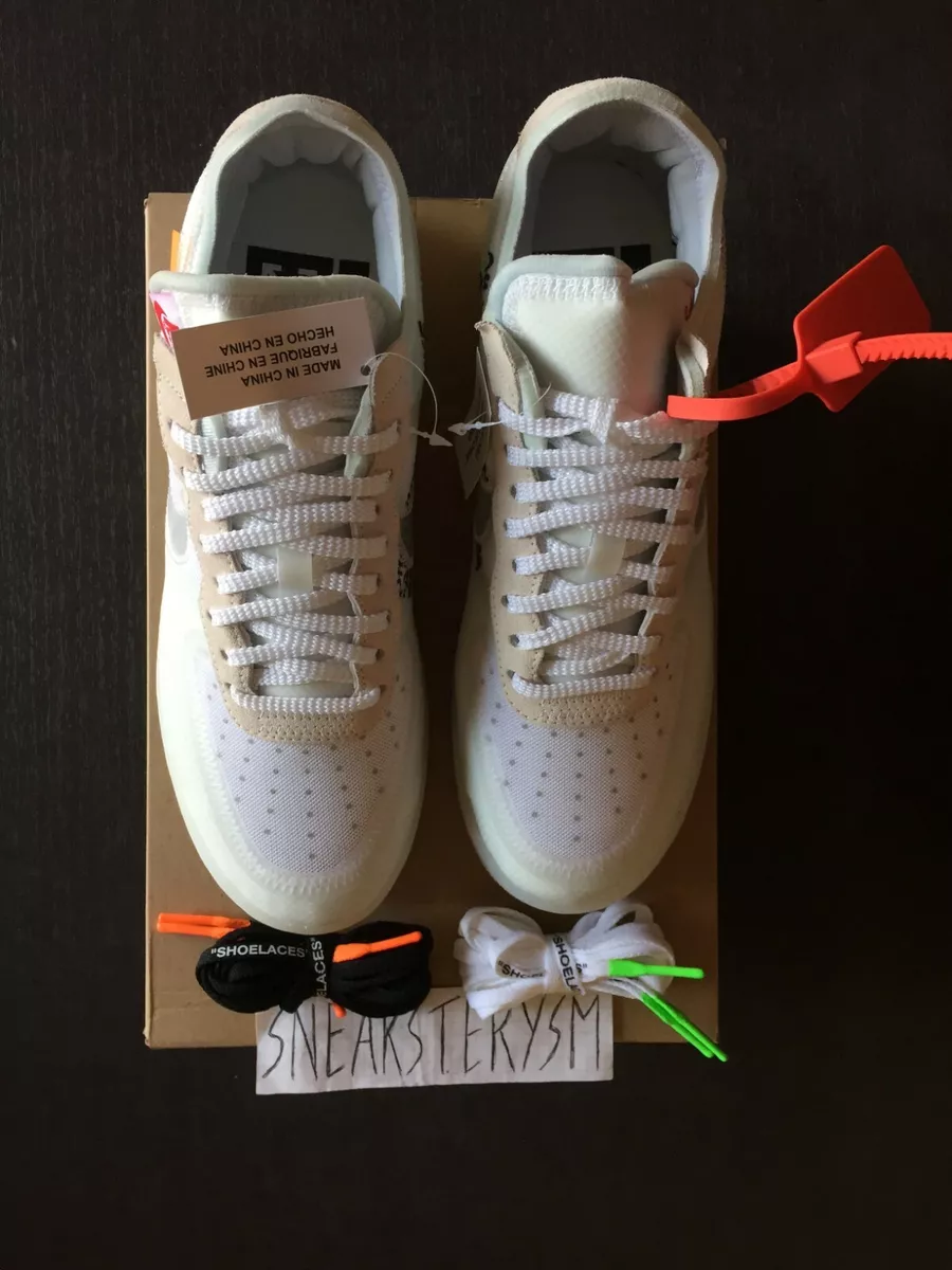 The Ten: Nike Air Force 1 Low x Off White OG AO4606-100 White US 13 Damaged  Box