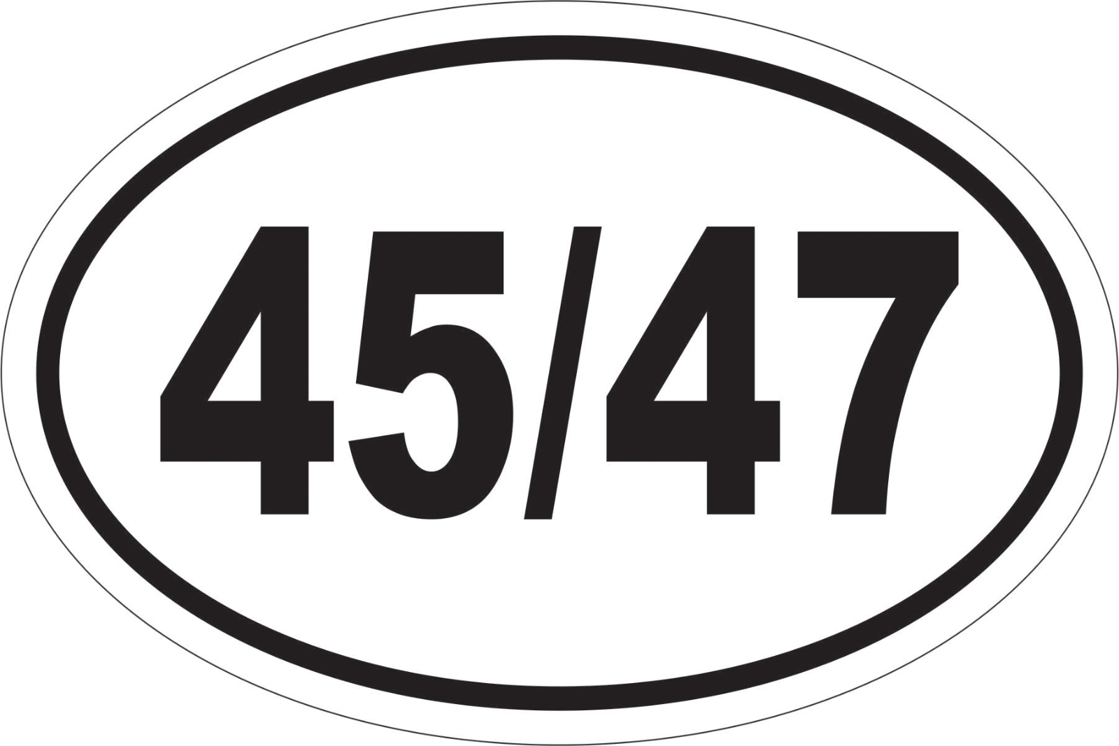 47th President Trump 2024 USA Flag Car Bumper Vinyl Sticker Decal 04