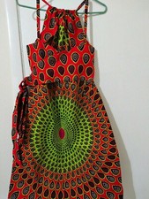 American design clothing- short dresses - made with African prints