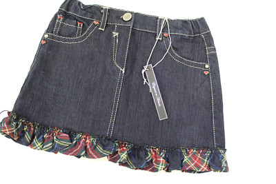 Elsy Rock Jeansrock   Wow   uvp 67,00        Gr. 116 Herzchen 
