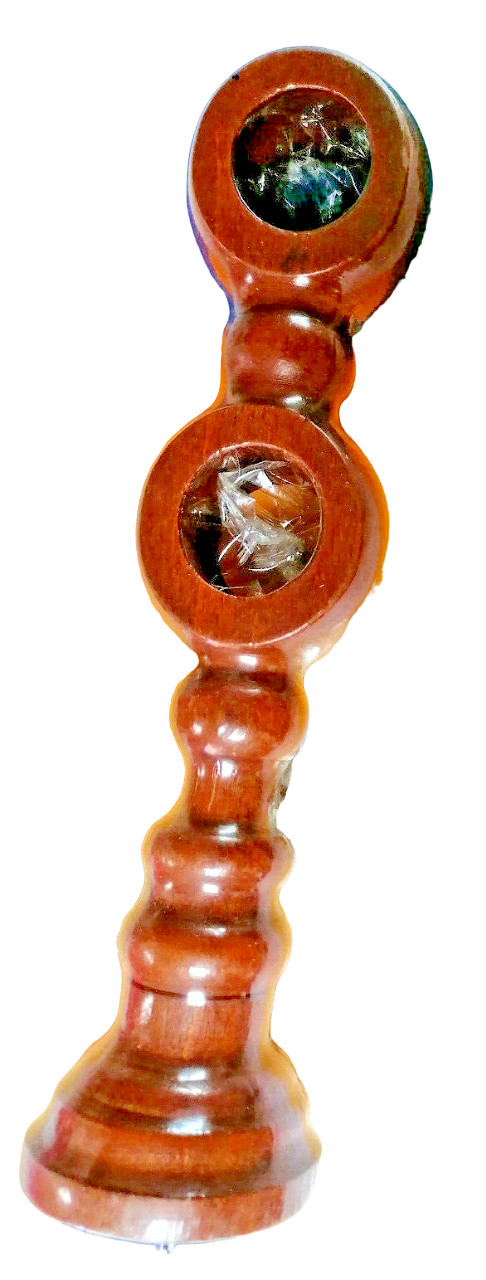 Swish Soporte Doppio para Barra Suporte Cortina De Ø 28MM de Madera 225MM Marrón