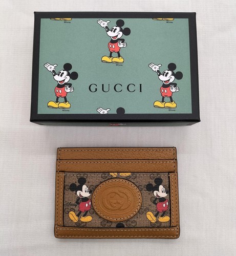 gucci mickey card holder