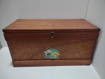 Vintage CoinMaster Metal Detector White's Electronics Wooden Box