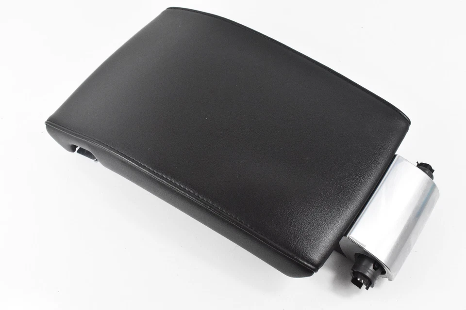 Volvo S80 2007-2011 consola central cuero negro tapa reposabrazos conjunto OEM Foto 4 de 4