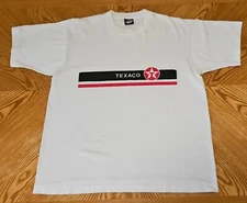 Vintage Texaco T-Shirt Single Stitch Screen Stars Best Tag USA Gas Oil Size L