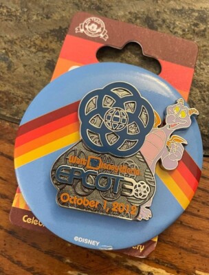 Disney pin Epcot 30th Anniversary Figment Pin And Button Set Walt