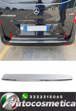 per Mercedes Classe V (W447) 2014-2025 Modanatura del paraurti posteriore Cromo