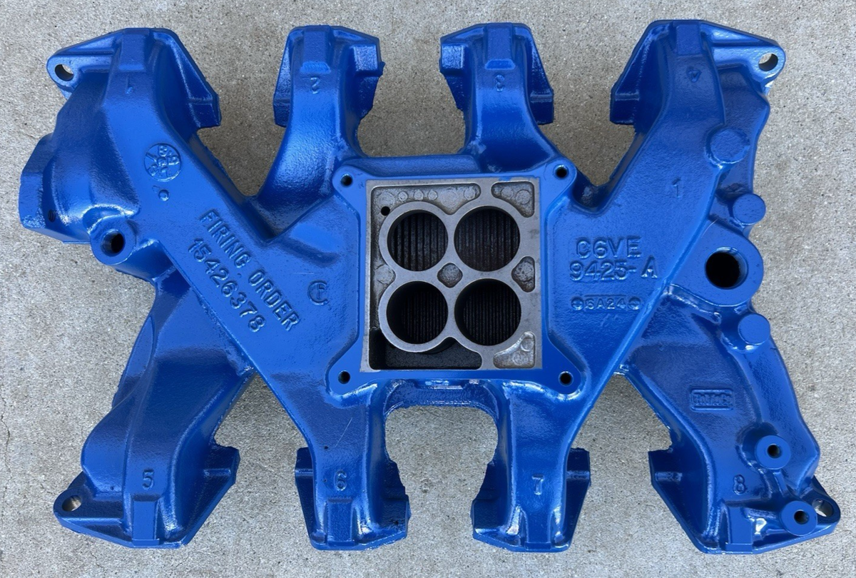 LINCOLN MEL 462 4 BARREL INTAKE MANIFOLD CAST IRON C6VE 6A24 1966