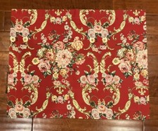 Ralph Lauren Marseilles Danielle Red Floral Standard Pillowcase Sham 30" x 24"