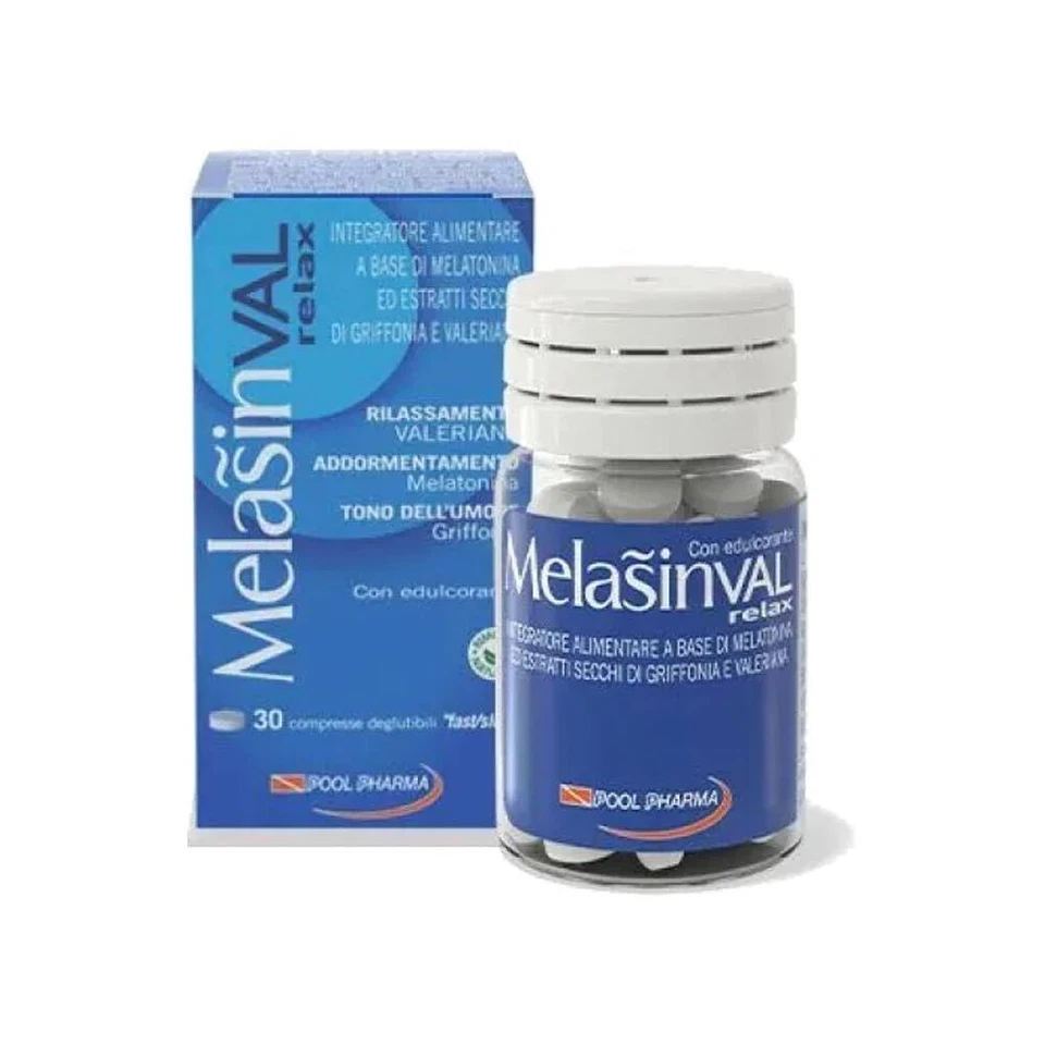 Pool Pharma Melasin Val Integratore Alimentare, 30 compresse