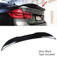 Gloss Black PSM Style Rear Trunk Spoiler Wing For 2012-18 BMW F30 & 15-18 F80 M3