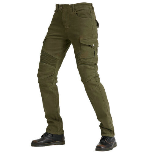 Jeans moto/denim alla moda nuovi aderenti/denim pantaloni realizzati con kevlar - Foto 3 di 18