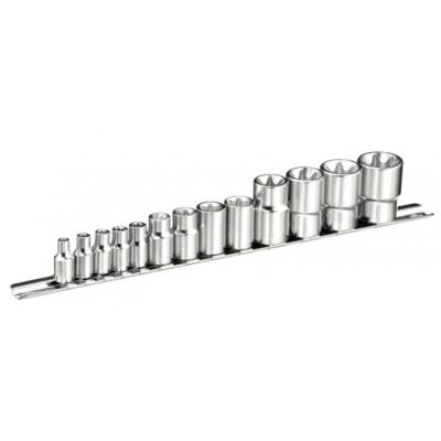 Expert by Facom E034801 13 Stück 1/4'''', 3/8'''' & 1/2'''' Antrieb Buchse Torx Steckschlüsselsatz