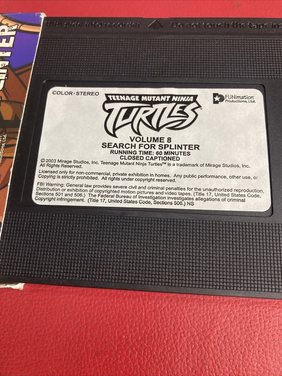 Teenage Mutant Ninja Turtles - Search for Splinter (Vol. 8) [VHS