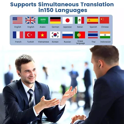 Bluetooth Translator Earbuds 144 Language Two Way Real Time Smart Translation - Picture 5 of 22
