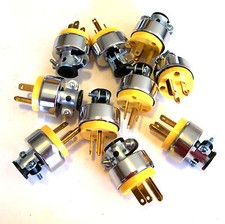 10 EXTENSION POWER CORD REPLACEMENT PLUG REPAIR ENDS MALE 125V 15 AMP