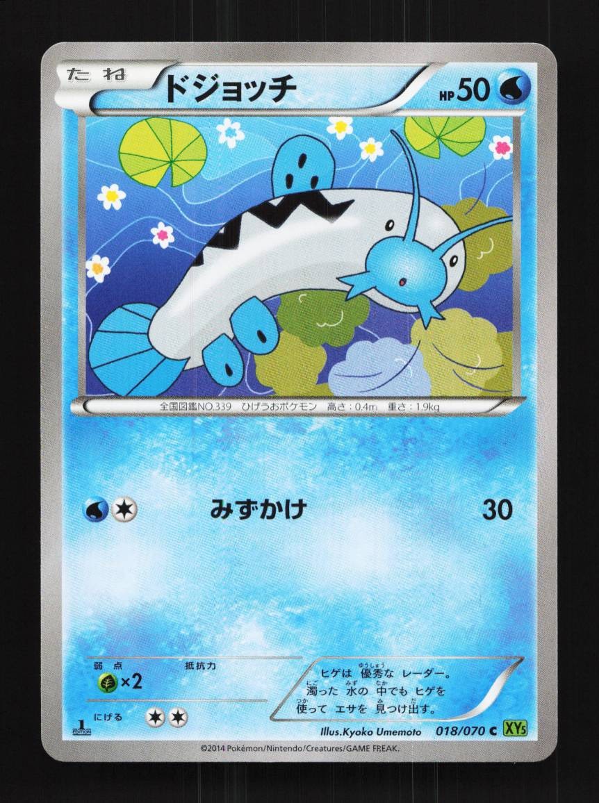 Barboach 018/070 1st ED LP Tidal Storm Japanese Pokemon Card TCG