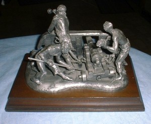 SULLIVAN design * W. Pewter * AMERICA REMEMBERS * John Paul Jones  Not Yet Begun