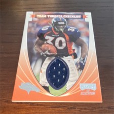Playoff 1999 Momentum SSD Team Thread Checklist #TTC 10 Broncos Davis NFL Card