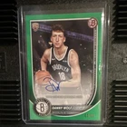 Topps 2025-26 Bowman Paper Autographs Danny Wolf RVA-DW Green /99 Auto RC