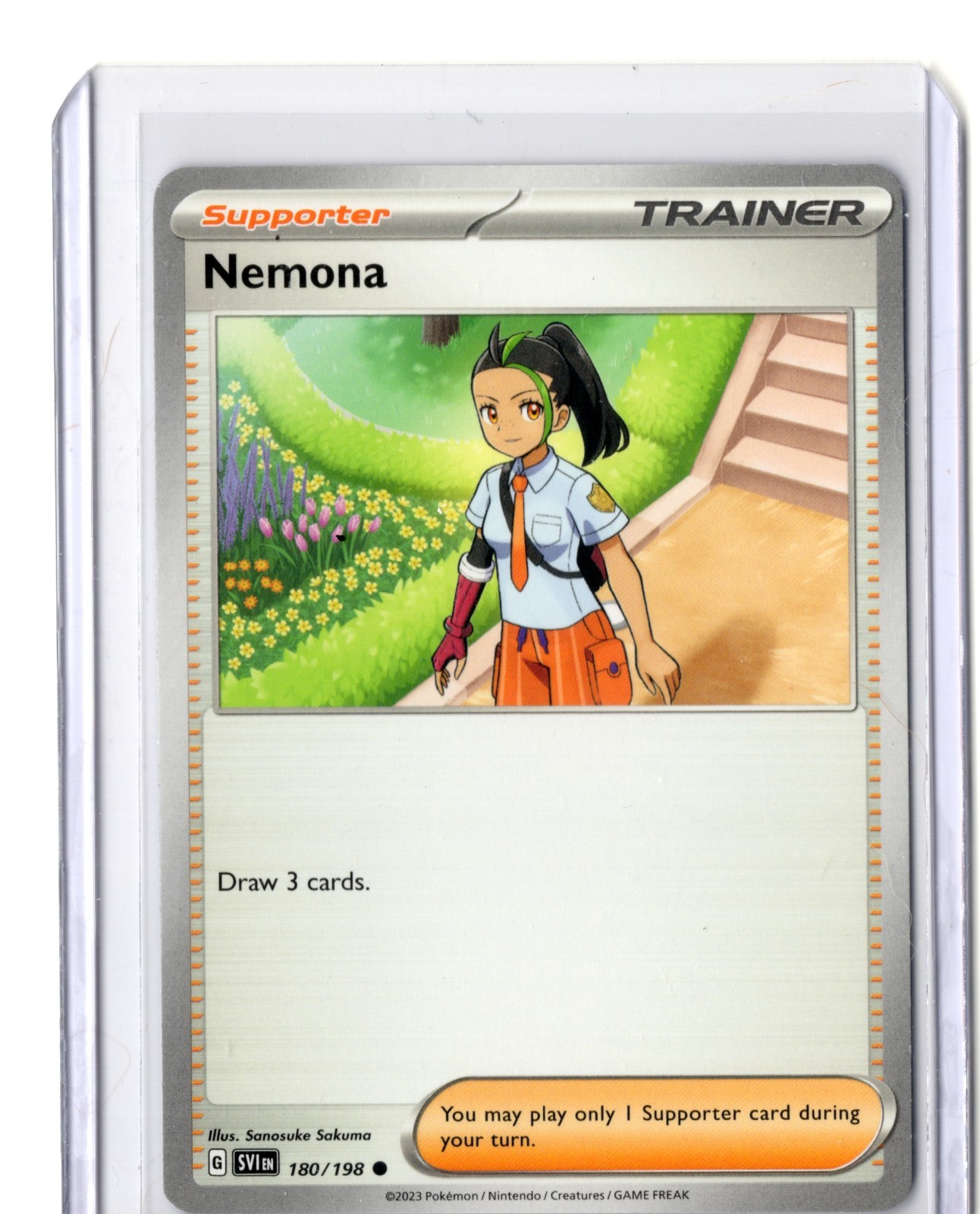 x4 Nemona 180/198 - Pokemon - Scarlet & Violet - NM/M Pokemon TCG - Playset