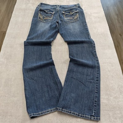 Maurices Y2K Bootcut Denim Jeans M Blau 2000s Low Rise Vintage 