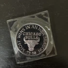1996 Chicago Bulls  72-10 Most Wins 1 oz  .999 Fine Silver Coin